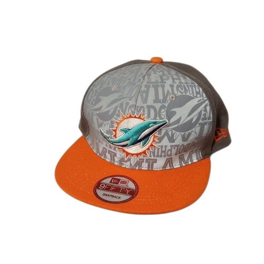Miami Dolphins Hat New Era NFL Vintage‎ Collection 9Fifty Snapback Brand New